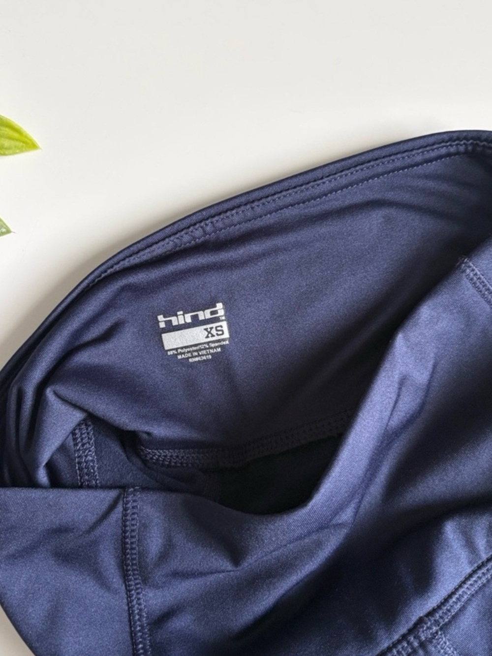 NWT hind women’s dark navy blue leggings - Picture 5 of 6